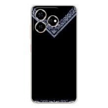 Силиконовый Чехол на ZTE Nubia V60 (Воротник вышиванки)