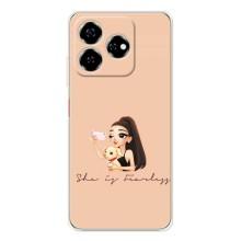 Силіконовый Чохол на ZTE Nubia V60 з картинкой Модных девушек (З собакою)