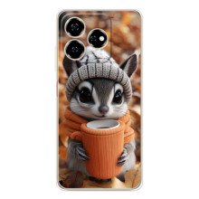 Друкований чохол 'Звірята з кавою' для ZTE Nubia V60