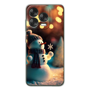 Чехлы на Новый Год ZTE Nubia V70 Design – Снеговик праздничный