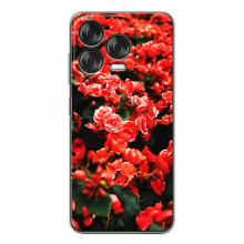 Чехлы с Цветами для ZTE Nubia V70 Design (VPrint) (Цветы красные)