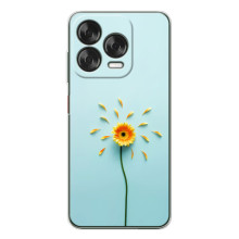 Чехлы с Цветами для ZTE Nubia V70 Design (VPrint) (Желтый цветок)