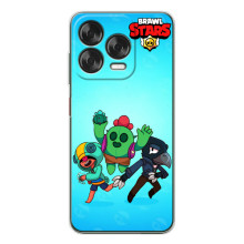 Чехлы Brawl Stars для ZTE Nubia V70 Design (AlphaPrint) (Трио героев)