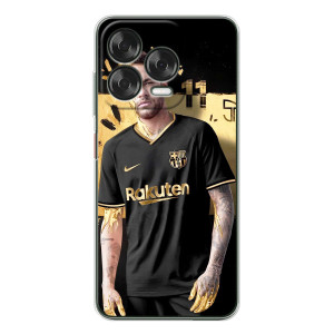 Силиконовый Чехол ZTE Nubia V70 Design – Gold Neymar