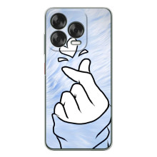 Чехлы (Знак сердечка) на ZTE Nubia V70 Design (Сердечка знак)