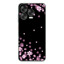 Чехол для Нубия В70 Дезигн - с принтом (Дизайнерские) (AlphaPrint) (Цветочки маленькие)