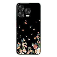 Чехол для Нубия В70 Дезигн - с принтом (Дизайнерские) (AlphaPrint) (Маленькие цветы)