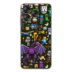 Чехол Майнкрафт на ZTE Nubia V70 Design (AlphaPrint) Minecraft