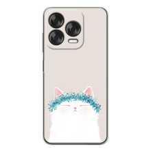 Чехол на тематику: Коты для ZTE Nubia V70 Design – Белый котик