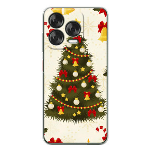 Чехол Новогодняя Елка на ZTE Nubia V70 Design (Новогодний принт)