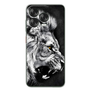 Чехол с картинкой на ZTE Nubia V70 Design – Злой ЛЕВ