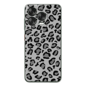 Чехол с леопардовым принтом на ZTE Nubia V70 Design – Темный леопрад