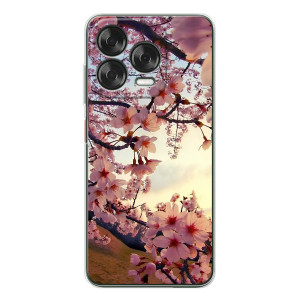 Чехол с принтом САКУРЫ на ZTE Nubia V70 Design – Цветущая сакура