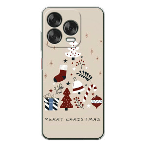 Чехол Санта Клаус для ZTE Nubia V70 Design (Merry Christmas)