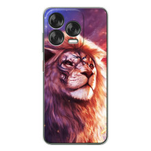 Чехол со Львом для ZTE Nubia V70 Design (VPrint) (Красочный Лев)