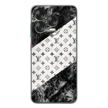 Чехол Стиль Louis Vuitton на ZTE Nubia V70 Design – LV на белом