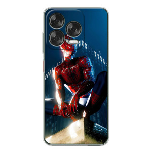 Чехол Супергерой Человека Паука на ZTE Nubia V70 Design – Паук на доме