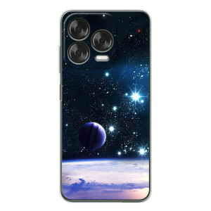 Чехол (ТПУ) с планетами на ZTE Nubia V70 Design – Космический вид