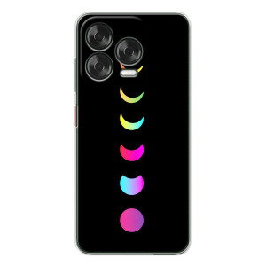 Чехол (ТПУ) с планетами на ZTE Nubia V70 Design – Полнолуние