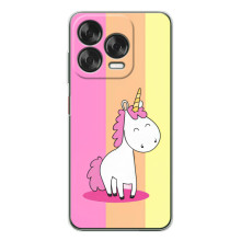 Чехол Unicorn на ZTE Nubia V70 Design – Радужный Единорог