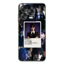 Чехлы Венсдей на ZTE Nubia V70 Design Уэнсдей (AlphaPrint) (коллаж Уэнздей)