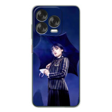 Чехлы Венсдей на ZTE Nubia V70 Design Уэнсдей (AlphaPrint) (Уэнздей с зонтом)