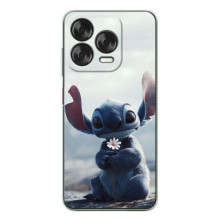 Чохол з малюнком Стіч для ZTE Nubia V70 Design – Стіч з квіткою
