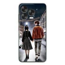 Чехол с дизайном Венздей 2 на ZTE Nubia V70 Design – Уэнсдей и Тайлер