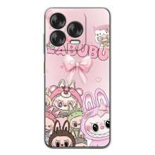 Чехол с принтом Лабубу для ZTE Nubia V70 Design – Монстры Лабубу