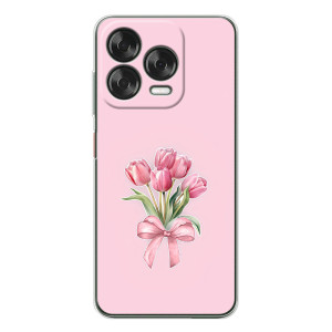 Чохол з розовим принтом для ZTE Nubia V70 Design