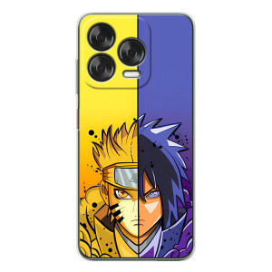 Купить Чохли на телефон з принтом Anime для ZTE Nubia V70 Design – Naruto Vs Sasuke