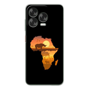 Летний Чехол на ZTE Nubia V70 Design – Карта