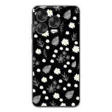 Чехлы с тематикой "ЦВЕТЫ" на ZTE Nubia V70 Design (цветение на чорном)