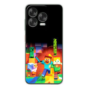 Чехлы для ZTE Nubia V70 Design (Персонажи Майн Крафт) (Герой Майнкрафт)