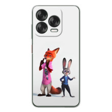 Силіконовий чохол з принтом Зоотрополіс для ZTE Nubia V70 Design – Джуді і Нік