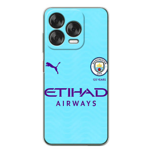 Силиконовые Чехлы принт Футбол на ZTE Nubia V70 Design – Man City