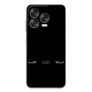 Силиконовый бампер с картинкой машины на ZTE Nubia V70 Design (Силует Audi)
