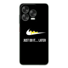 Силиконовый Чехол на ZTE Nubia V70 Design с картинкой Nike (Later)