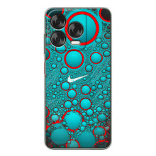 Силиконовый Чехол на ZTE Nubia V70 Design с картинкой Nike (Найк зеленый)