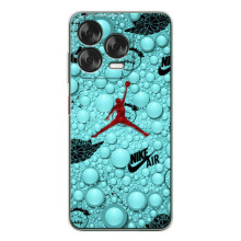 Силиконовый Чехол Nike Air Jordan на Нубиа В70 Дезижн – Джордан Найк