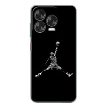 Силиконовый Чехол Nike Air Jordan на Нубиа В70 Дезижн