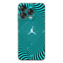 Силиконовый Чехол Nike Air Jordan на Нубиа В70 Дезижн – Jordan
