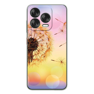 Силиконовый Чехол с одуванчиками на ZTE Nubia V70 Design – Цветок-одуванчик