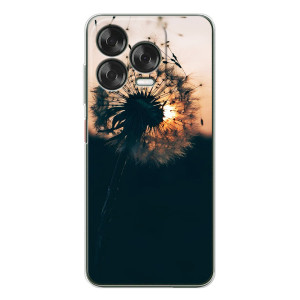 Силиконовый Чехол с одуванчиками на ZTE Nubia V70 Design – Красивый одуванчик