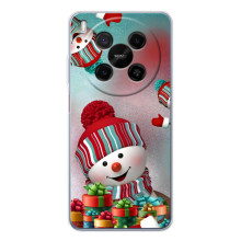 Чохли на Новий Рік ZTE Nubia V70 Max (Сніговик в шапці)