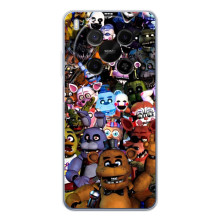 Чохли П'ять ночей з Фредді для ЗТЕ Нюбія V70 Макс – Персонажі Фредді