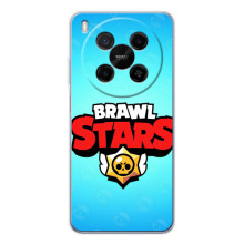 Чехлы Brawl Stars для ZTE Nubia V70 Max (AlphaPrint) (Лого Бравл Старс)