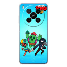 Чехлы Brawl Stars для ZTE Nubia V70 Max (AlphaPrint) (Трио героев)