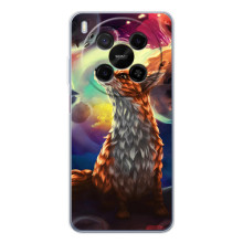 Чехлы с картинкой Лисички для ZTE Nubia V70 Max (VPrint) (Лисица в космосе)