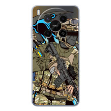 Чехлы с картинкой ЗСУ для ZTE Nubia V70 Max (AlphaPrint) (Воин ВСУ)